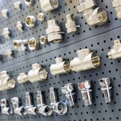 New Project - 2025-04-11T104347.902 A wall of different types of plumbing fixtures.